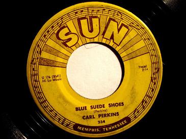 Blue Suede Shoes Cover versions of a Carl Perkins song.